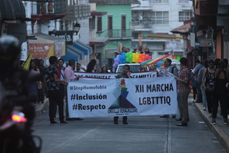 Se llevó a cabo en Xalapa la XII marcha LGBTTTG. 