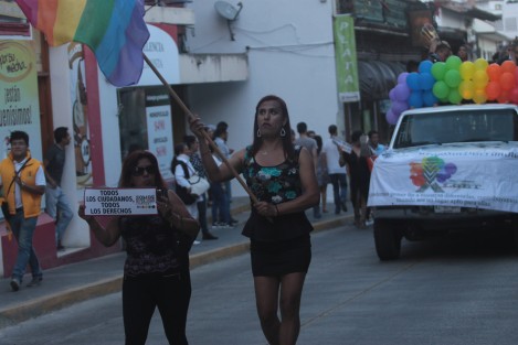 Se llevó a cabo en Xalapa la XII marcha LGBTTTG. 
