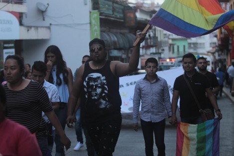 Se llevó a cabo en Xalapa la XII marcha LGBTTTG. 