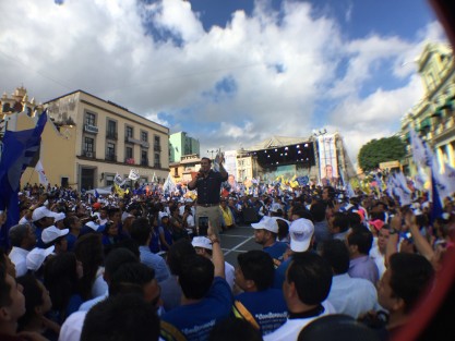 Campaña panista en Xalapa. 