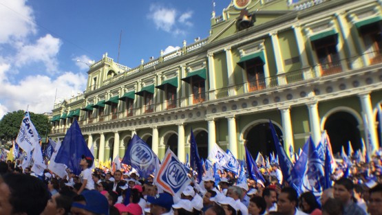 Campaña panista en Xalapa. 
