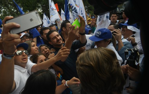 Mitin panistaen  Xalapa.