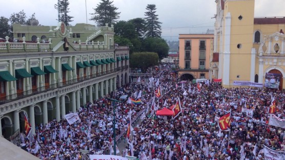AMLO en Xalapa.