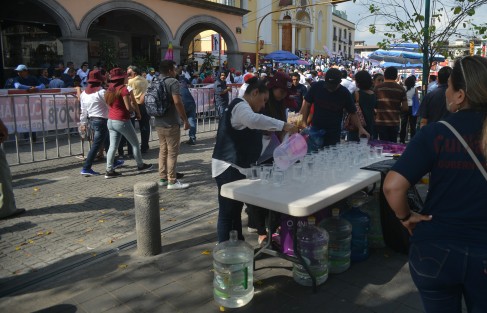 AMLO en Xalapa.