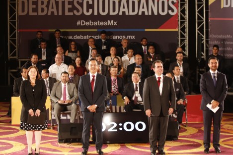 Se llevó a cabo en Boca del Río el debate ciudadano entre candidatos a la gubernatura organizado por COPARMEX.