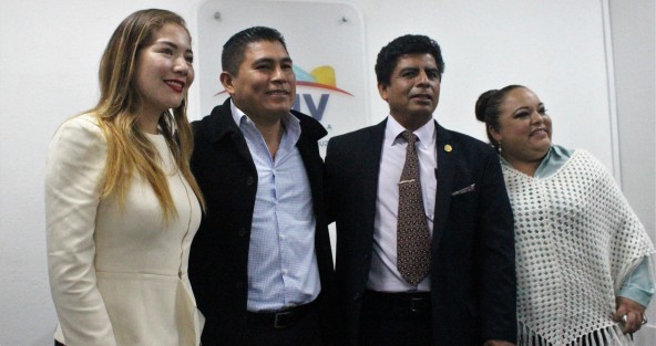 En la conferencia de prensa participaron de los presidentes municipales de Zongolica, Juan Carlos Mezhua Campos y de Totutla, Mayra Paredes Morales, así como la regidora segunda del Ayuntamiento de Altotonga, Santa Guadalupe Hernández Santillán, 