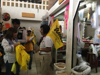 En cierto modo es comprensible la reacción con delirio de persecusión de la candidata Yolanda Rendón, ya que cabe recordar que recién ayer en otro mercado de Xalapa hubo un asesinato, y que la violencia contra candidatos de todos los partidos en el país está desatada. Cuestión de percepción, dirían algunos.  