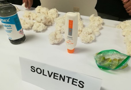 Boletas, lápices así como el crayón fueron probados ante los medios para verificar que no se borran con ningún tipo de solvente o gomas. 