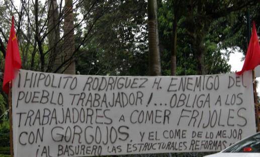 Así se ve la zona del corazón de Xalapa en donde en el municipio está la manifestación en contra del alcalde  por su intoerancia con vendedores informales  