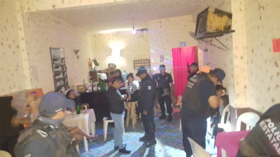 Se activan operativos nocturnos en bares y cantinas, tanto en cabecera, como en colonias y comunidades.

