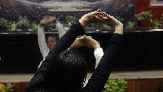 Inician los trabajos del Congreso sobre Globalización, Federalismo y Vida Local, en el auditorio Sebastián Lerdo de Tejada del Congreso del Estado de Veracruz.