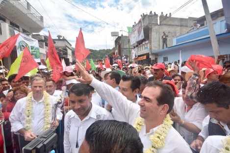 El candidato presidencial José Antonio Meade dijo que trabajarán incansablemente hasta que la seguridad se haga norma en Zongolica.<em> En equipo, Pepe Yunes y yo, de la seguridad ¡nos habremos de ocupar!”</em>.