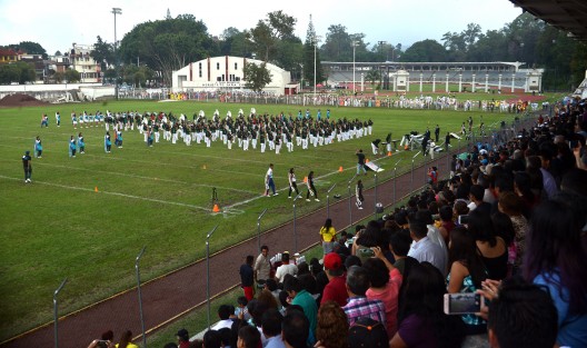 En estadio Antonio M. Quirasco de la ciudad de Xalapa, se llevó a cabo el Top Marching Band, en cual participaron la mayoría de las marching bands de esta ciudad, las cuales interpretaron sus mejores melodías. 