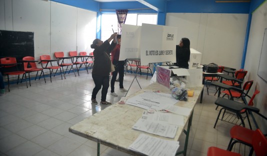Casillas de las colonias Veracruz, Jaramillo y Porvenir abrieron como como muchas otras, con retraso.  