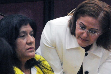 La solidaridad de Eva Cadena con la diputuda Copete Zapot.