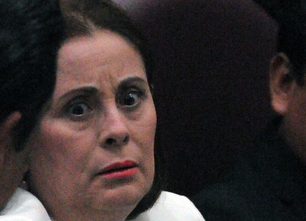 La diputada Sheridan sorprendida por perder el registro. 