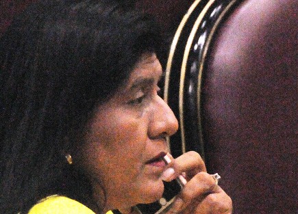 Zapot con la mirada perdida. 