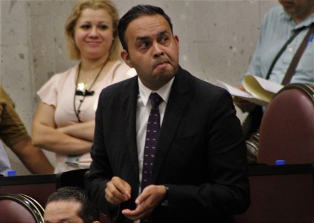 Aspectos de la 11va sesión  de la LXIV Legislatura de Veracruz.
