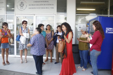 Académicas integrantes del Grupo Interinstitucional y Multidisciplinario (GIM) acudieron a la Fiscalía Regional Zona Centro Veracruz para el seguimiento y monitoreo del cumplimiento de	la Declaratoria	de Alerta de Violencia de Género contra las Mujeres por agravio comparado.  
