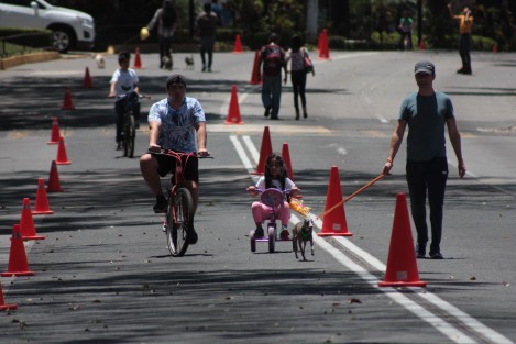 Tal y como sucedía en la administración municipal anterior con el uso de la Av.Murillo Vidal como vía recreativa, automovilistas se incomodaron con la medida; otros disfrutaron el espacio.