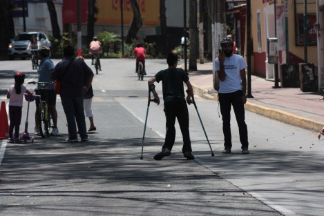 Tal y como sucedía en la administración municipal anterior con el uso de la Av.Murillo Vidal como vía recreativa, automovilistas se incomodaron con la medida; otros disfrutaron el espacio.