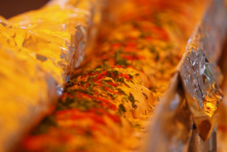 El tradicional Filete Relleno de Mariscos de las fiestas patronales, fue repartido entre los boqueños. Con más de 100 metros de longitud, el platillo fue degustado por el alcalde y su comitiva. 