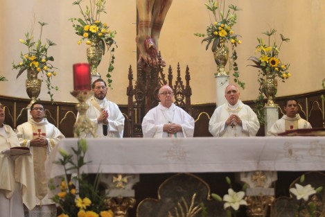 Con una celebración eucarística en la que estuvieron presentes los obispos de la región Golfo, sacerdotes de la Arquidiócesis de Xalapa, autoridades estatales y locales y feligreses, el arzobispo emérito de Xalapa, Sergio Obeso, dio gracias por su nombramiento como Cardenal.  