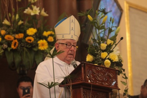 Obeso Rivera concluyó su homilía con las palabras, aludiendo al pasaje del Evangelio leído: <em>Gracias Señor porque a lo largo de toda mi vida, me has recompensado con un sueldo  extraordinario, no de última hora, sino muy por encima de lo merecido, Vivir a tu servicio</em>. 