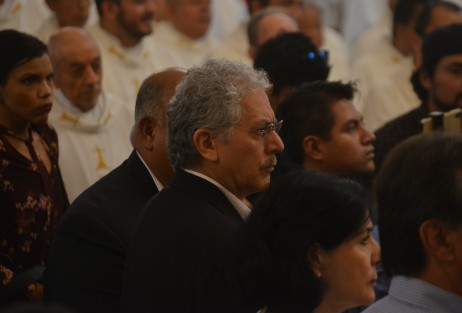 Con una celebración eucarística en la que estuvieron presentes los obispos de la región Golfo, sacerdotes de la Arquidiócesis de Xalapa, autoridades estatales y locales y feligreses, el arzobispo emérito de Xalapa, Sergio Obeso, dio gracias por su nombramiento como Cardenal.  