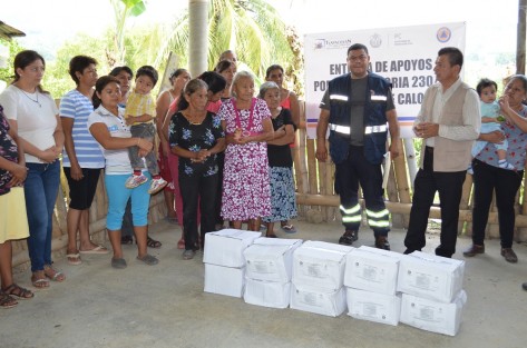  Hacen llegar apoyos por declaratoria de emergencia a comunidades de Tlapacoyan.

