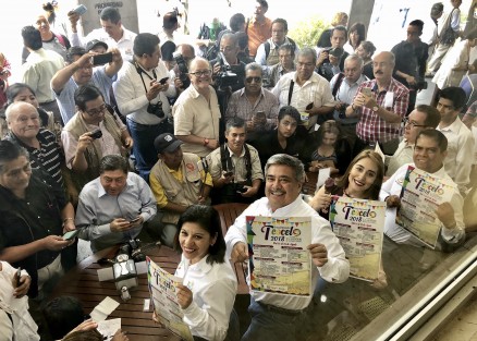 En rueda de prensa el Alcalde de Teocelo, Mario Antonio Chama Díaz, invitó a el público en general a la Fiesta Patronal en Honor a Nuestra Señora de la Asunción, a realizarse del 11 al 15 de agosto. 