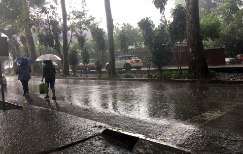 Lluvias y tormentas se prevén durante el periodo de pronóstico, siendo las más significativas (por intensidad y acumulado) entre hoy martes y mañana miércoles principalmente en municipios del centro y sur del estado.