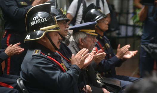 Como cada año, autoridades municipales de Xalapa llevaron  a cabo el homenaje por el 56 aniversario del Día Nacional de Bombero.