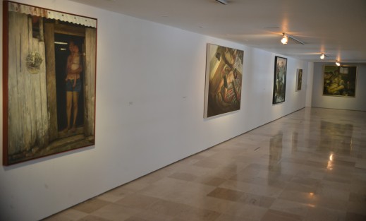 En la Pinacoteca Diego Rivera se encuentra la exposición individual el centro Único pintura recién del autor Edgar Cano.