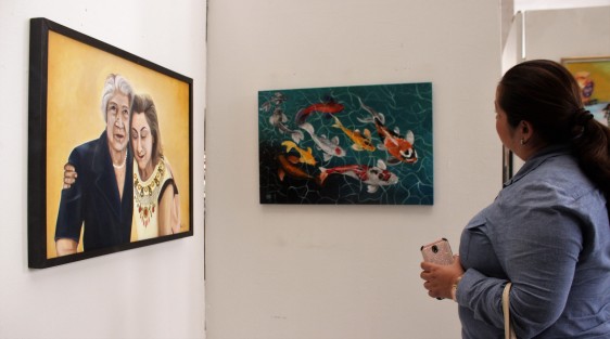Diferentes exposiciones en el Congreso del Estado.