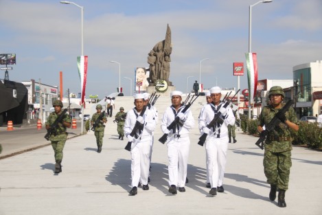 Se conmemoró el 171 aniversario de la gesta heróica de la defensa del Castillo de Chapultepec. Con una ceremonia cívico-militar en el monumento a Los Niños Héroes, a la que asistió el gobernador del estado, se recordó el hecho histórico.