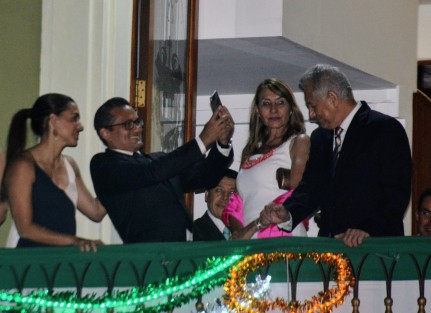 La selfie que no podía faltar. 