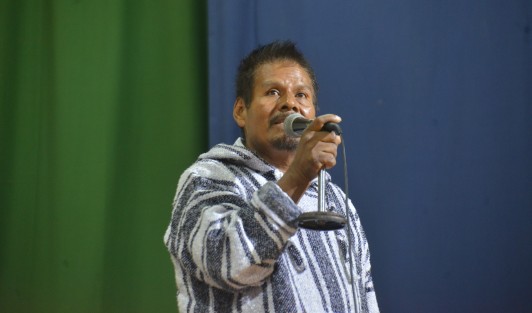 En el auditorio de la Unidad de Humanidades, se llevó a cabo el Foro <em>Desaparición forzada y verdades históricas, a 4 años de la noche de Iguala</em>, con la presencia de padres de normalistas desaparecidos.   