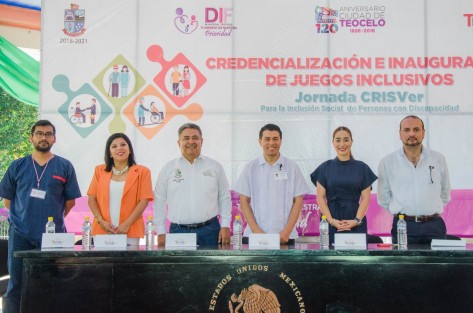 Autoridades municipales de Teocelo, encabezados por el alcalde Mario Chama Díaz y la presidenta del DIF Municipal, Mara Chama, iniciaron el programa de Credencialización de personas con discapacidad. 