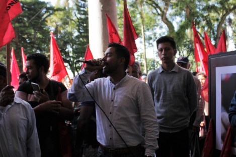 El orador antorchista aseguró a los congregados que el presidente electo, Andrés Manuel López Obrador, había ya afirmado que no dará recursos a su agrupación. 