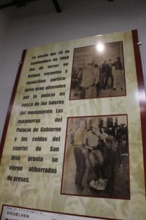 Con nutrida concurrencia se inauguró en Museo Casa de Xalapa (MUXA) la exposición-instalación Xalapa 1968: Medio siglo después, en la cual se hace un recuento histórico del movimiento en Xalapa y México, acompañado de objetos de la época. 