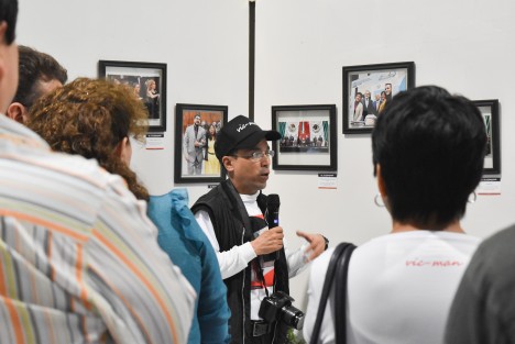 En el Palacio Legislativo fue inaugurada la exposición fotográfica Gráfica Democracias, de nuestro compañero fotorreportero Víctor Fuentes Domíanguez, Vic-man. 