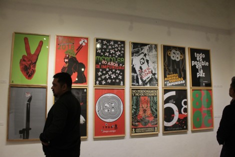Entre las múltiples actividades que se realizaron este 2 de Octubre, en el Centro Recreativo Xalapeño se inauguró la exposición <em>México 68 - 18 100 Carteles.  