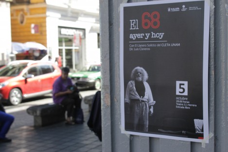 Continúa la fiebre del 68 en Xalapa. Eventos en conmemoración del medio  siglo del movimiento estudiantil al por mayor en la capital veracruzana. 