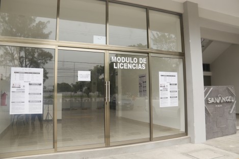 El nuevo módulo para expedir licencias de manejo que se ubica en las calles de Progreso entre Marte y Venus, de Boca del Río, Ver., se encuentra sin operar.  