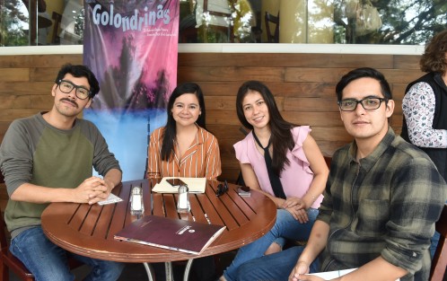 Integrantes del colectivo teatral La Butaca Roja, invitan al público en general al estreno de la obra Las Golondrinas en el teatro JJ Herrera este próximo 16 de octubre.