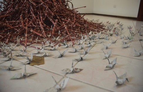 En la Galería de Arte Contemporáneo  de Xalapa se encuentra la exposición Entre Pasado y Futuro de Ryuichi Yahagi.