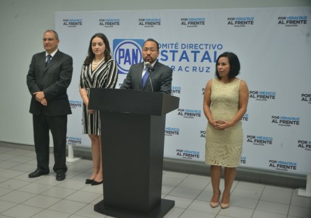 Omar Miranda, presidente interino del CDE del PAN, presentó la campaña de afiliación para los que estén interesados en sumarse al albiazul, incluso perredistas.