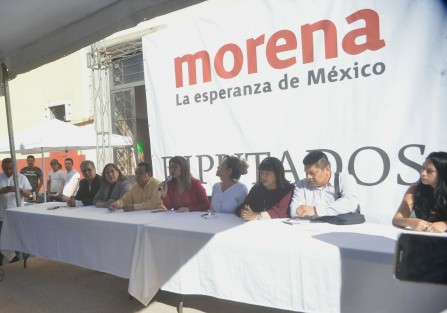 Diputados federales de Morena hablaron sobre los defectos que tiene el aeropuerto que pretende construirse en Texcoco.  