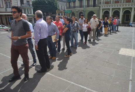 Desde temprano fueron colocadas las casillas en diferentes puntos de la ciudad para poder emitir su voto en la consulta ciudadana del aeropuerto de Texcoco.